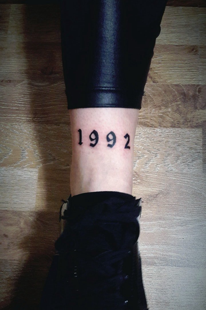 数字符号纹身图案 多款设计感极强的数字纹身图案