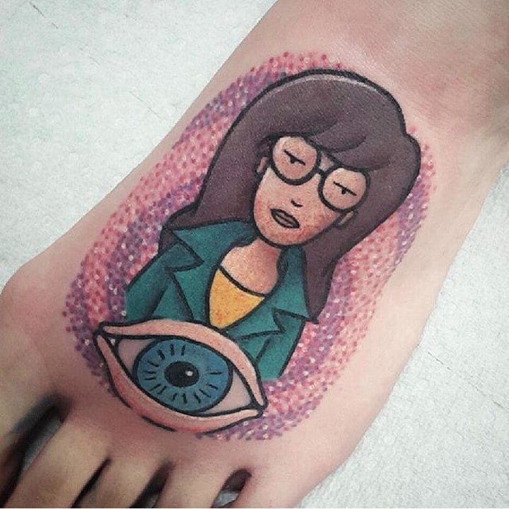 纹身卡通人物  别具风格的可爱卡通人物纹身图案