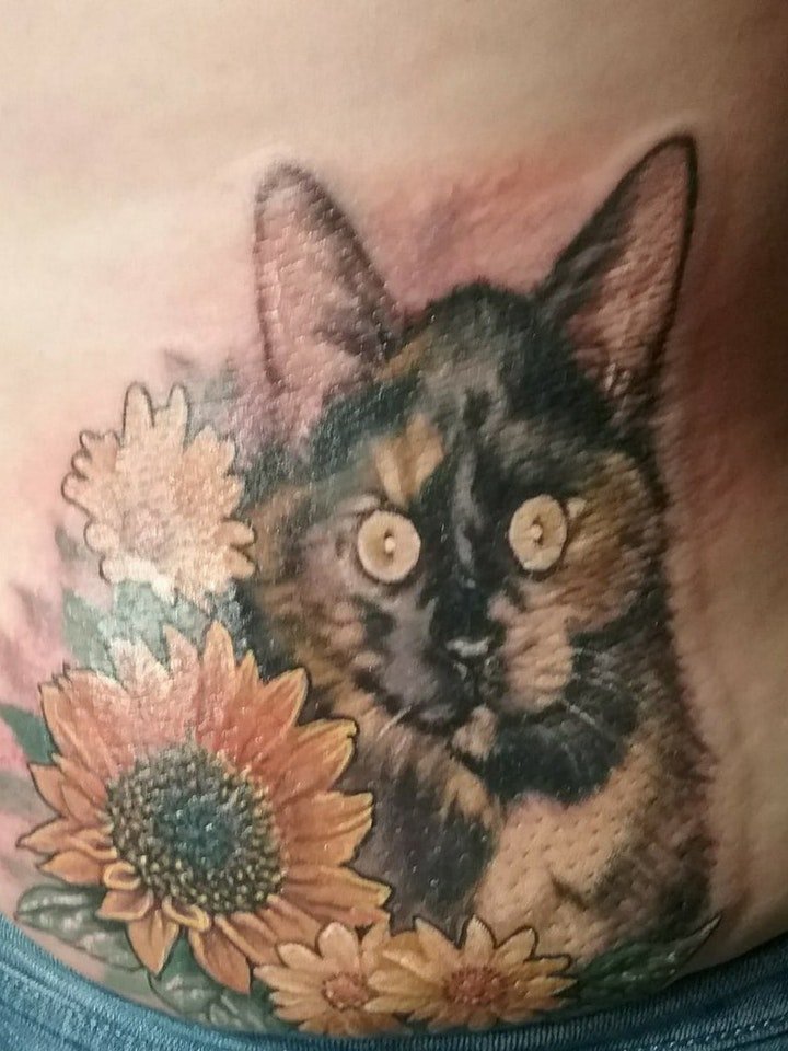 纹身图案动物    8张呆萌可爱的宠物纹身图案