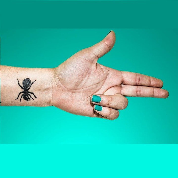 黑灰纹身风格  各部位铅笔素描等黑灰时尚纹身图案