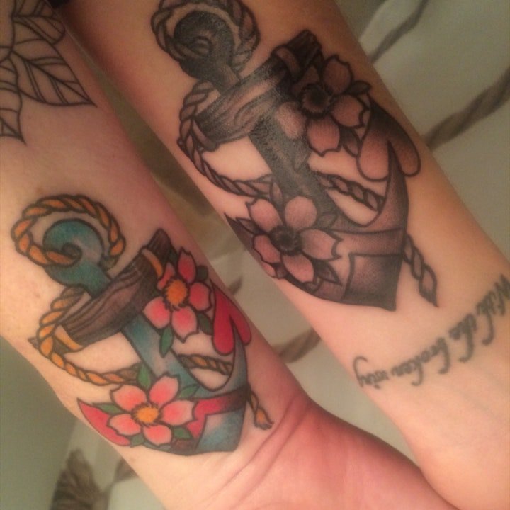 纹身情侣图案 10组非常有创意的情侣纹身图案