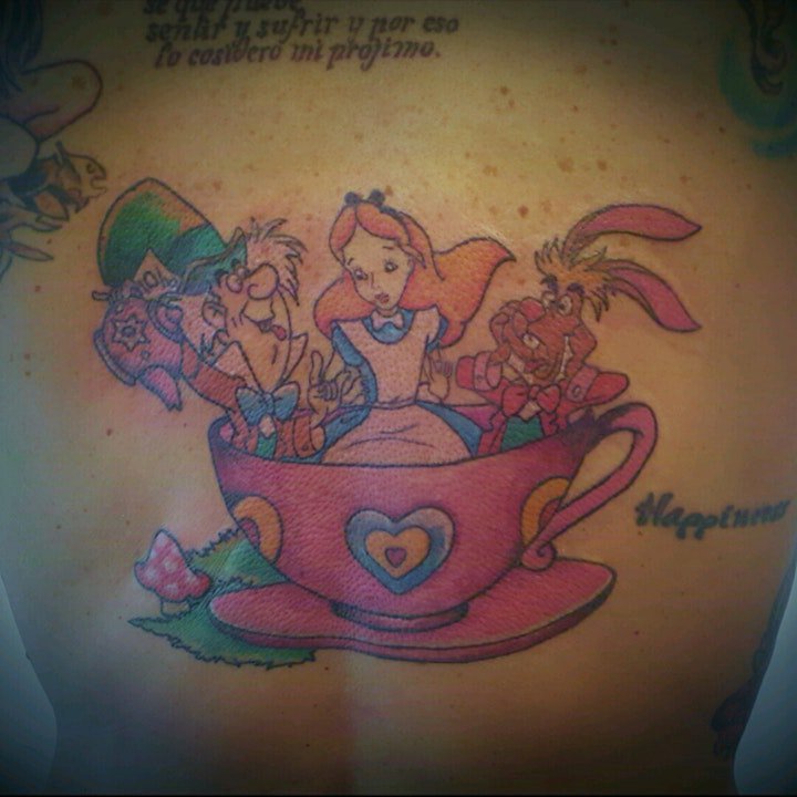 卡通可爱纹身图案 彩色纹身动画迪士尼卡通可爱纹身图案