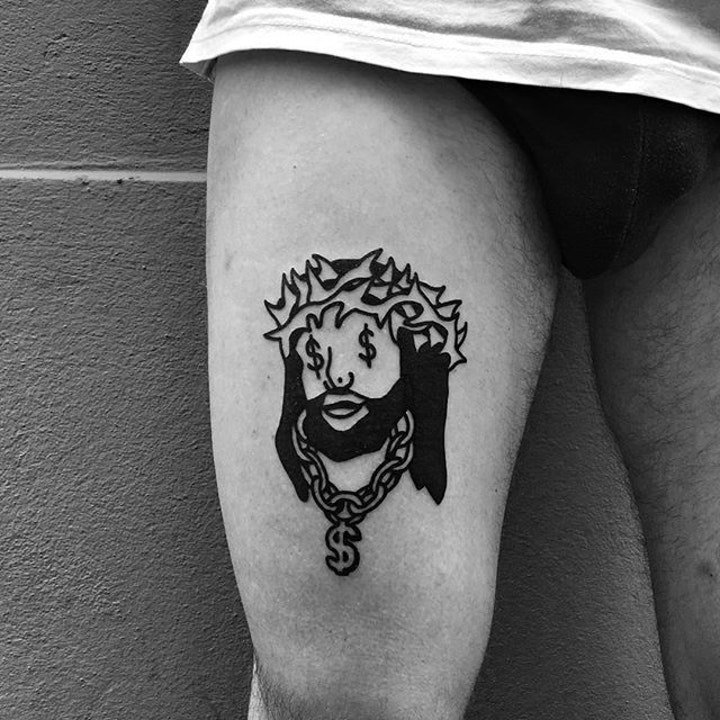 小纹身简笔画 十分有创意的动画小纹身简笔画图案