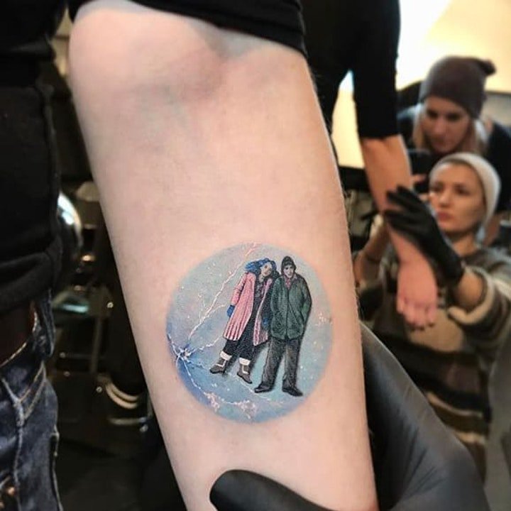 画纹身图案 精致而又小巧的圆形图画纹身图案