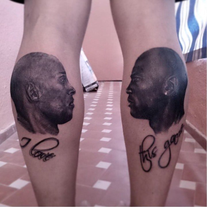 nba球星纹身图案   执着而又优秀的NBA球星科比纹身图案