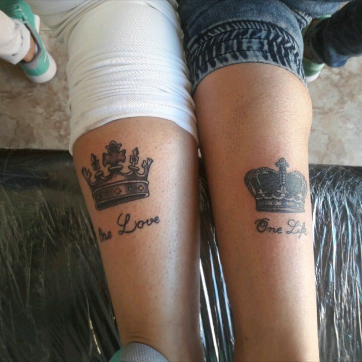 皇冠纹身图    8款高贵而又典雅的皇冠纹身图案