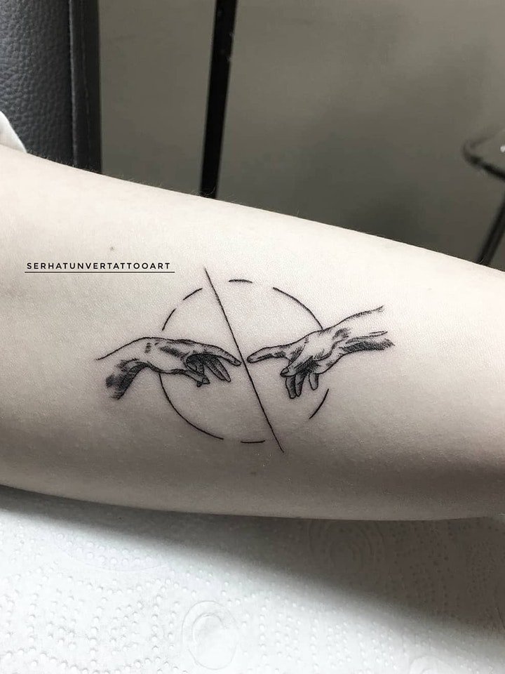 纹身图案简单线条  9张尽显简洁风格的简单线条纹身图案