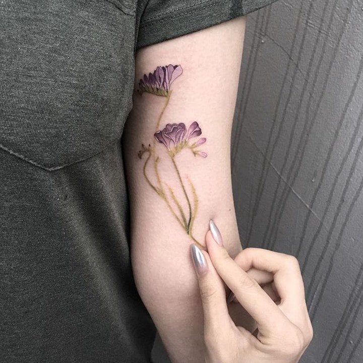 植物纹身图案 多款十分小清新的植物纹身图案