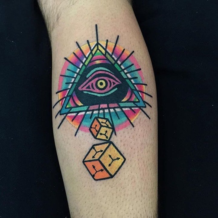 纹身眼睛   8款温柔而又幽深的眼睛纹身图案