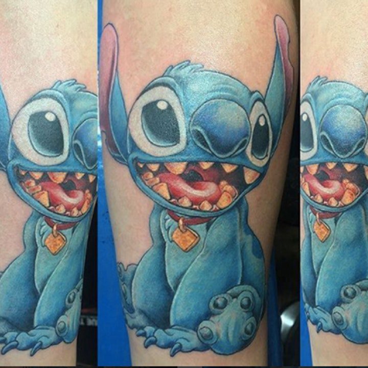 动画纹身图案 一组迪士尼动画片里的各种彩绘卡通纹身图案