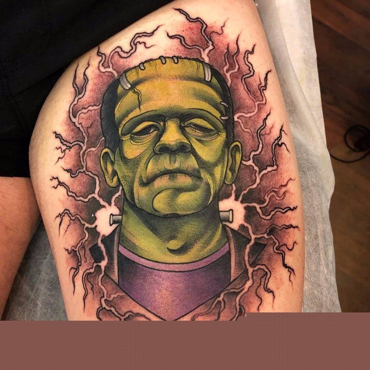 新传统人物纹身   9张个性十足的新式传统人物纹身图案