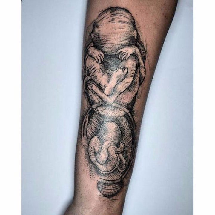 黑灰纹身图案  技巧多样化的10组黑灰色纹身图案