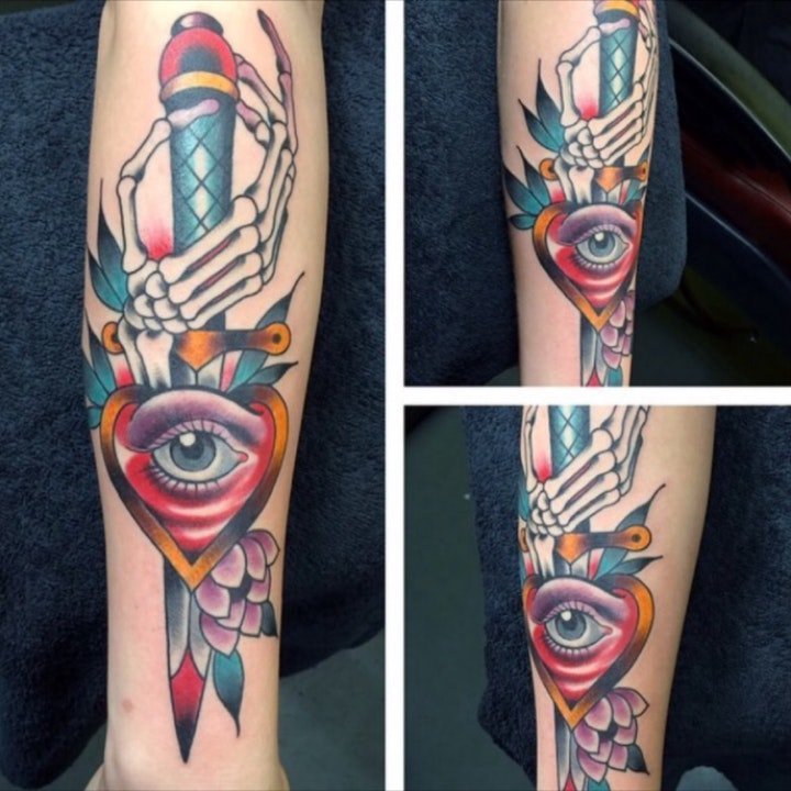 眼睛纹身图案 10张神秘且逼真的眼睛纹身图案