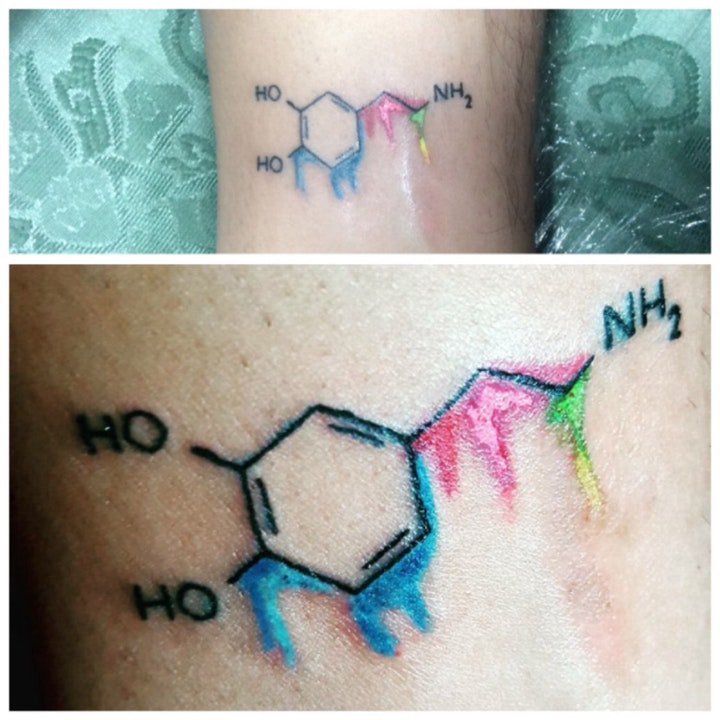 水彩纹身图片  9张水彩晕染的唯美纹身图案