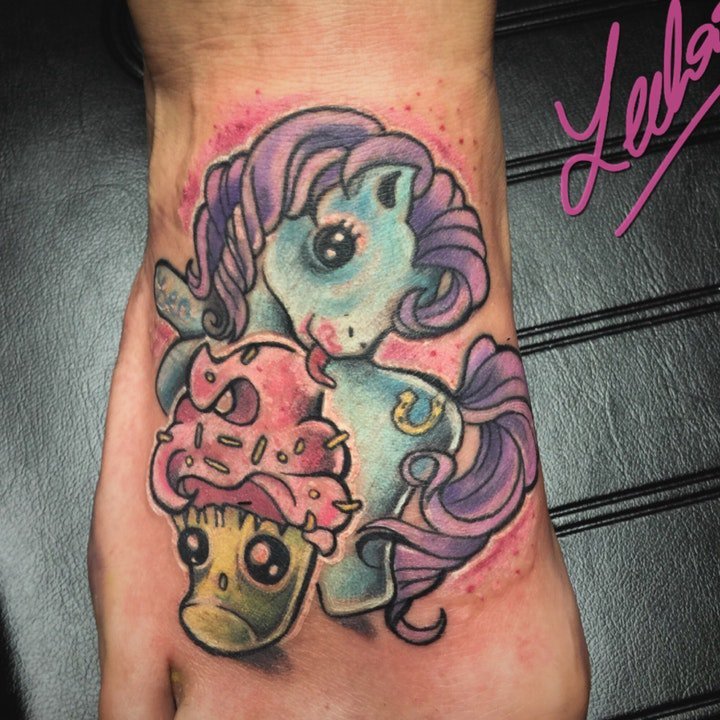 小马宝莉纹身  梦幻而又唯美的小马宝莉纹身图案