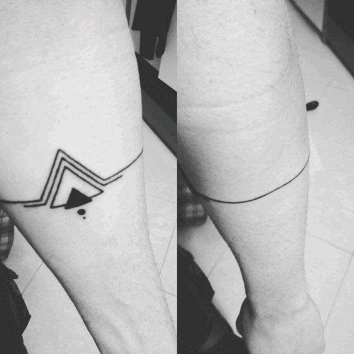 纹身三角形  设计感十足的三角形纹身图案