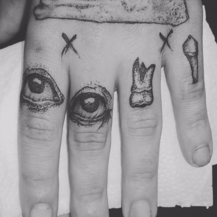 眼睛主题纹身   别具特色的炯炯有神眼睛纹身图案