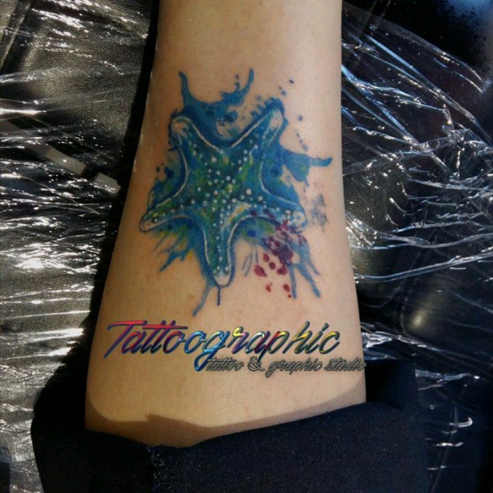 水彩泼墨纹身 多款十分唯美的水彩泼墨纹身图案