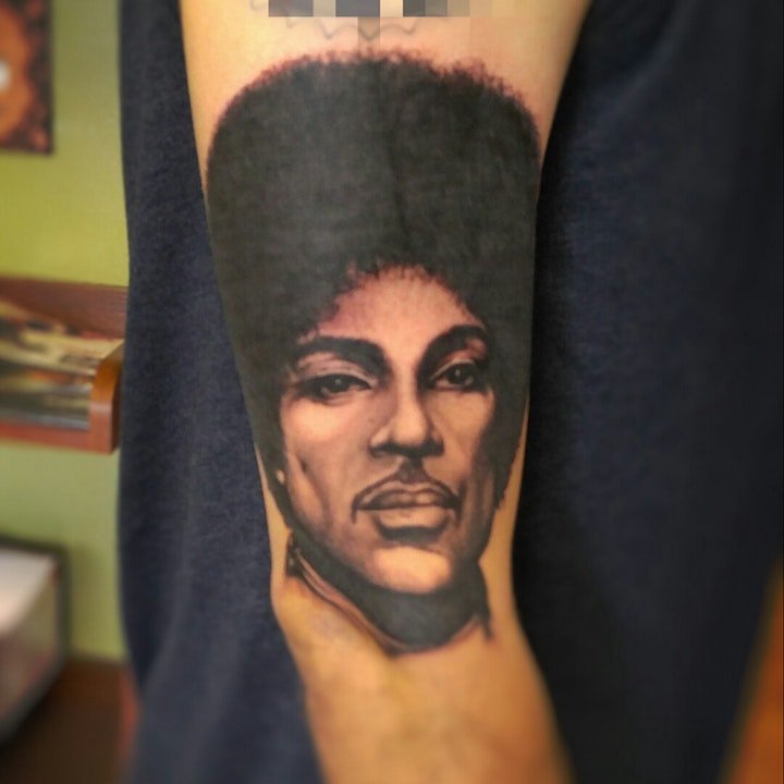 人物肖像纹身 10组黑灰写实人物肖像纹身图案