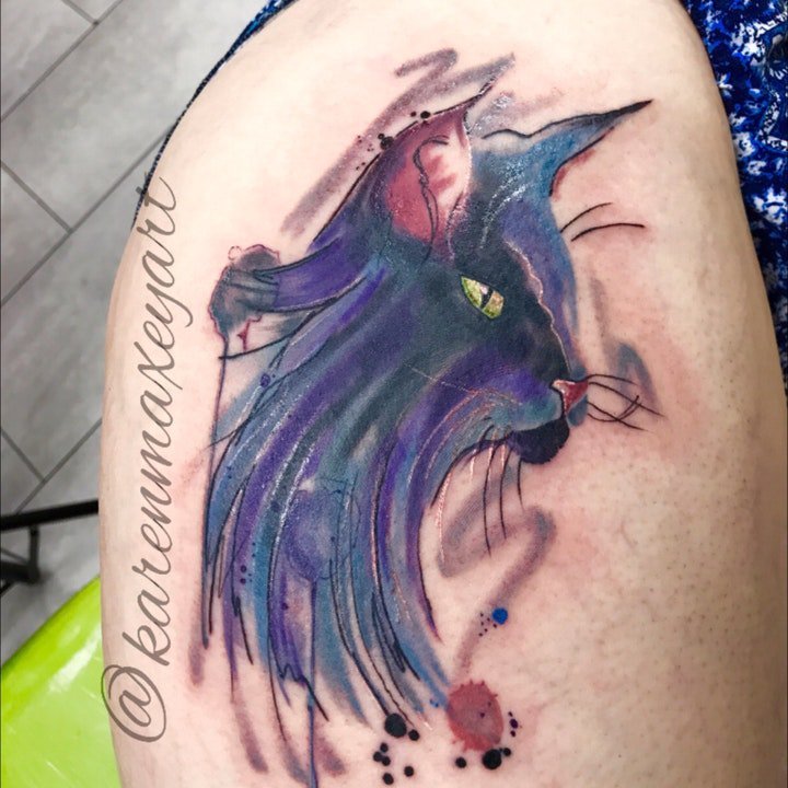 小猫咪纹身图案   趣味与可爱并行的小猫咪纹身图案