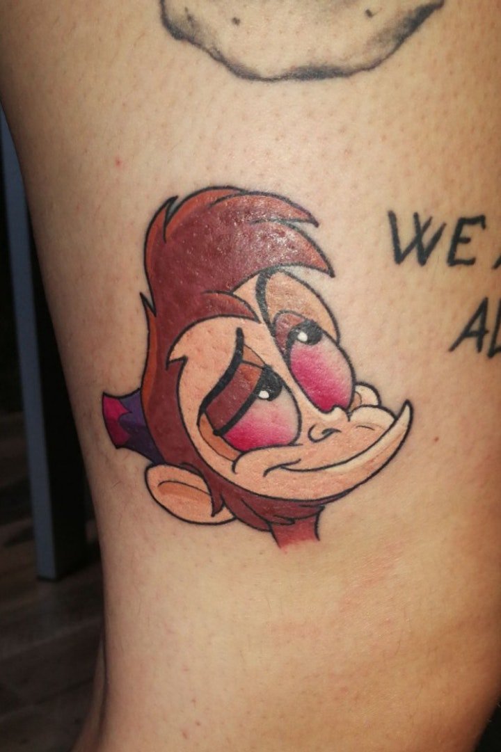 卡通可爱纹身图案 彩色纹身动画迪士尼卡通可爱纹身图案