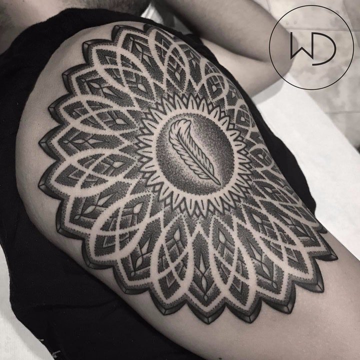 黑灰纹身图案 时尚且有个性的黑灰纹身图案