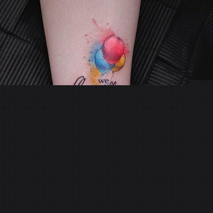 彩色泼墨纹身 10款彩色泼墨纹身动物及人物图案