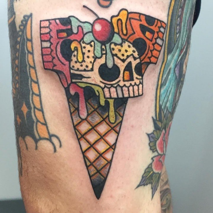 食物纹身  一组香甜而又美味的食物纹身图案