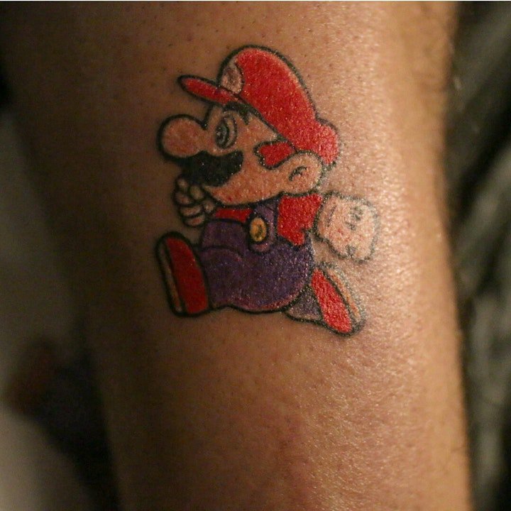 动画纹身图案 一组迪士尼动画片里的各种彩绘卡通纹身图案