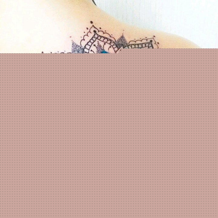 纹身八卦图   阴阳互补的创意八卦纹身图案