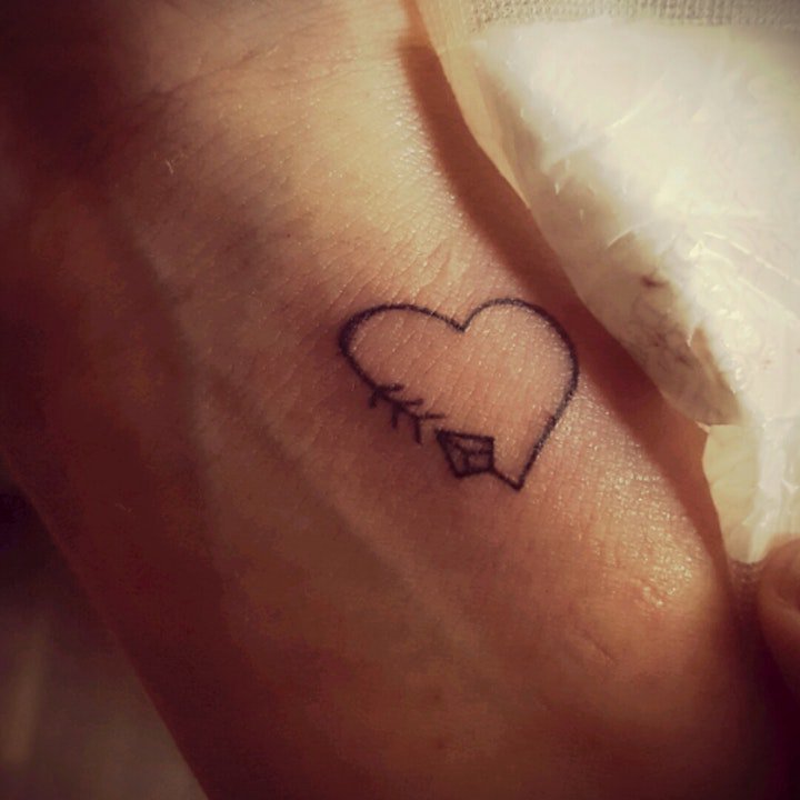 箭纹身 疾如雷电的创意箭纹身图案