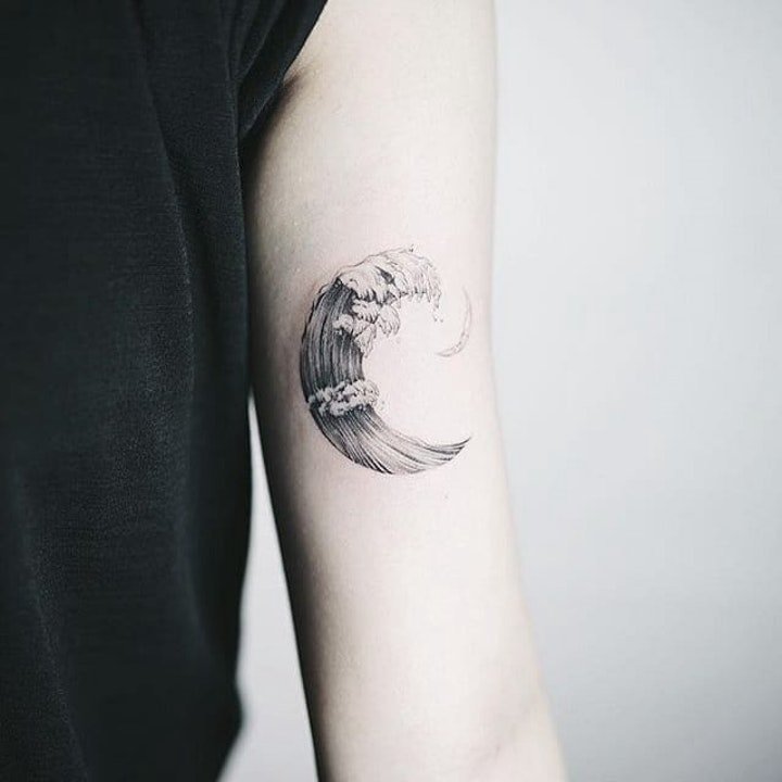 风景纹身图案 10张精致至极的小清新风景纹身图案