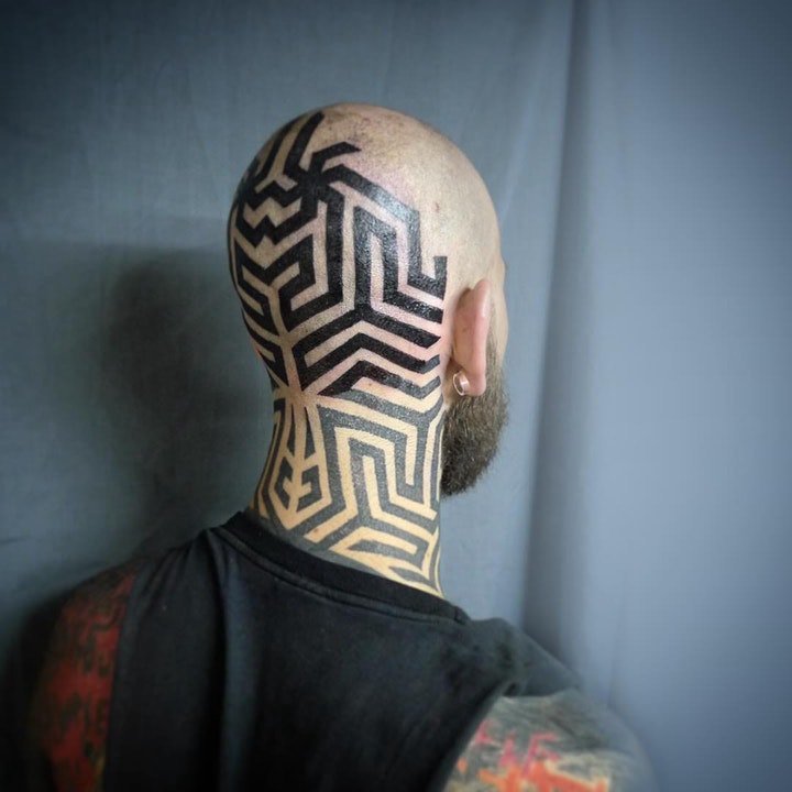 个性简单纹身图案   9张简单设计的线条纹身图案