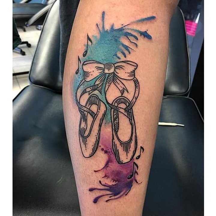 水彩泼墨纹身 多款十分唯美的水彩泼墨纹身图案