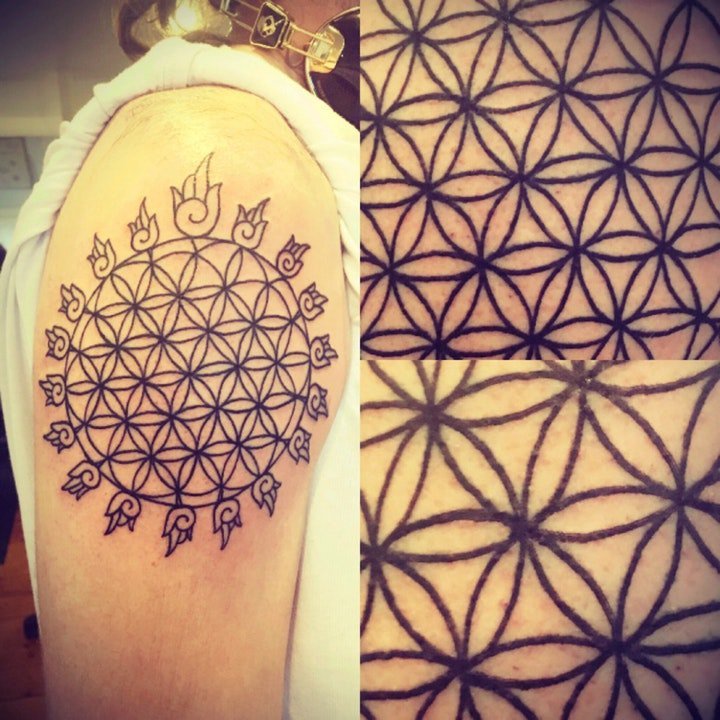 个性简单纹身图案   9张简单设计的线条纹身图案