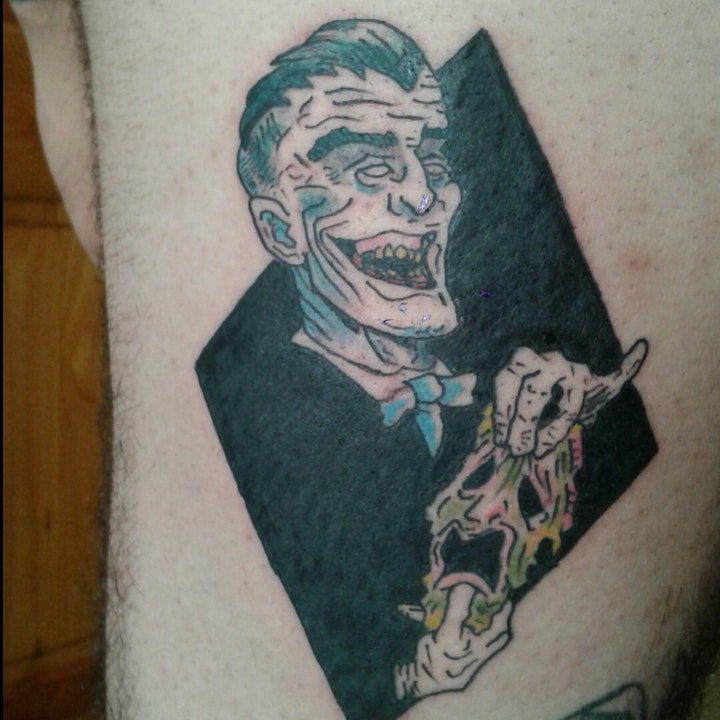 腿部纹身   技巧性十足的百变腿部纹身图案