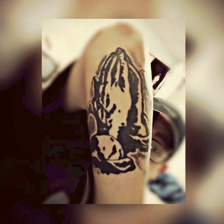 神话纹身 黑灰色调佛纹身宗教神话等纹身图案