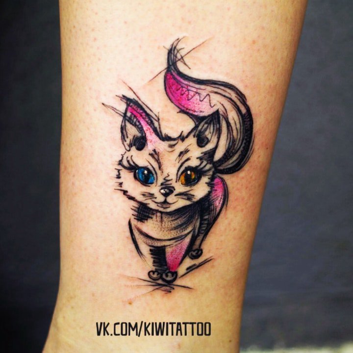 水彩纹身图案 10张十分唯美的水彩纹身图案