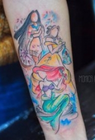 动画派纹身：10张迪士尼系列的动画派纹身图案