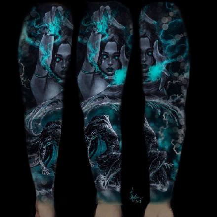 纹身写实图案-欧美梦幻逼真的一组写实纹身图案