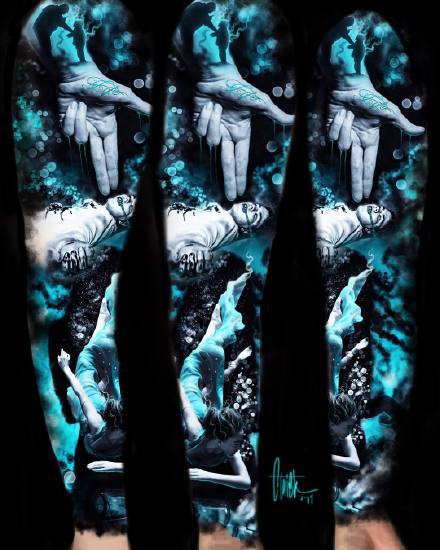 纹身写实图案-欧美梦幻逼真的一组写实纹身图案