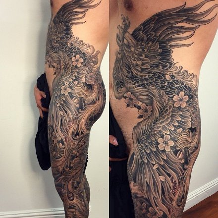 传统图纹身 9张老传统的黑灰纹身作品图案欣赏