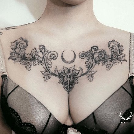 性感女生纹身 8张漂亮的女孩子专属性感纹身图案