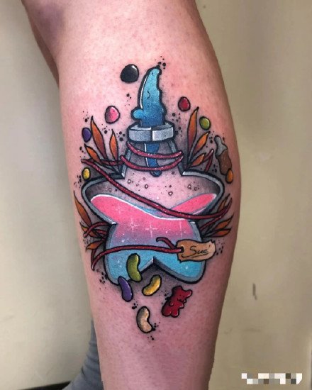 纹身钻石图片 一组小清新的钻石主题纹身图案赏析