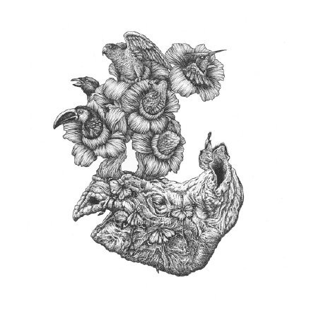 26款漂亮的帅气黑灰点刺纹身图案手稿