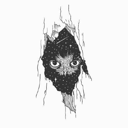 26款漂亮的帅气黑灰点刺纹身图案手稿