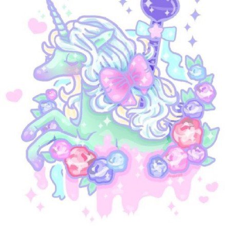 适合女生的一组唯美彩色独角兽纹身图片手稿