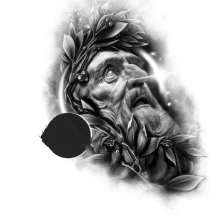 30组欧美包臂的写实黑色纹身图案