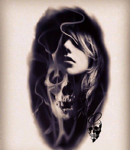 30组欧美包臂的写实黑色纹身图案