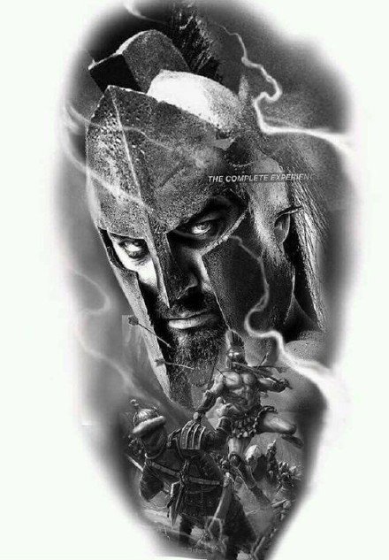 30组欧美包臂的写实黑色纹身图案